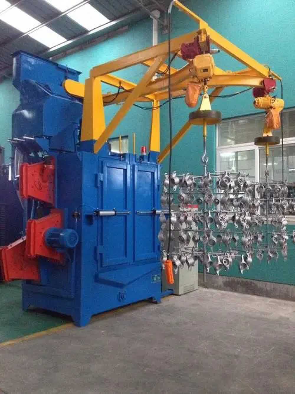 蚌埠环保型抛丸机自动吊钩式抛丸机